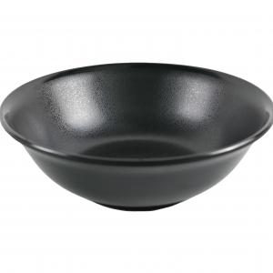 Matt Black Melamine Bowl