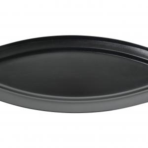 Matt Black Melamine Fish Plate