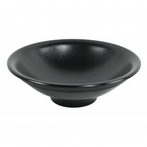 Matt Black Melamine Humos Bowl