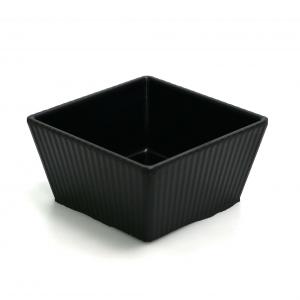 Matt Black Melamine Square Ramekin