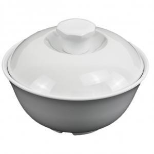 White Melamine Casserole Bowl