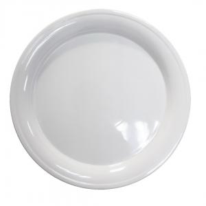 White Melamine Round Deep Plate