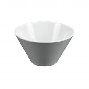 White melamine soup bowl
